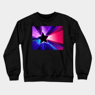 Tricolor Star Crewneck Sweatshirt